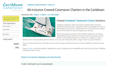 Desktop Screenshot of caribbeancatamaran.com